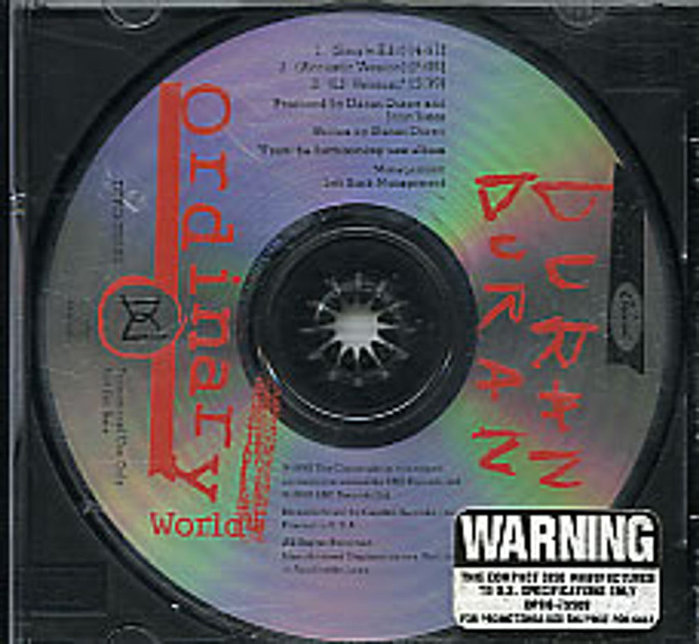 Duran Duran Ordinary World US Promo CD single (CD5 / 5") DPRO-79588