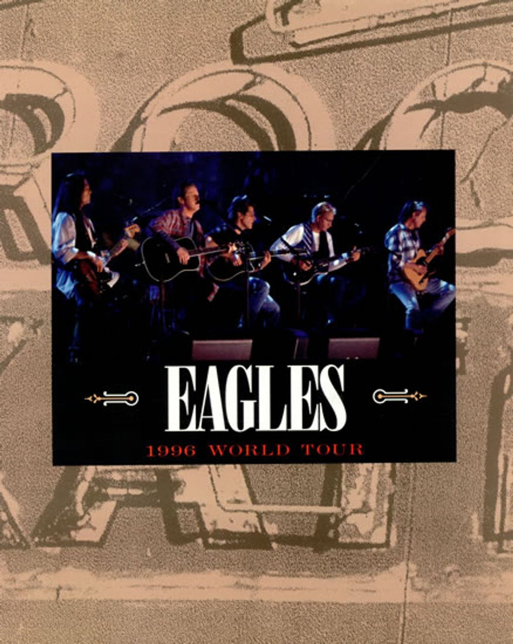 Eagles 1996 World Tour + Ticket Stub UK tour programme TOUR PROGRAMME