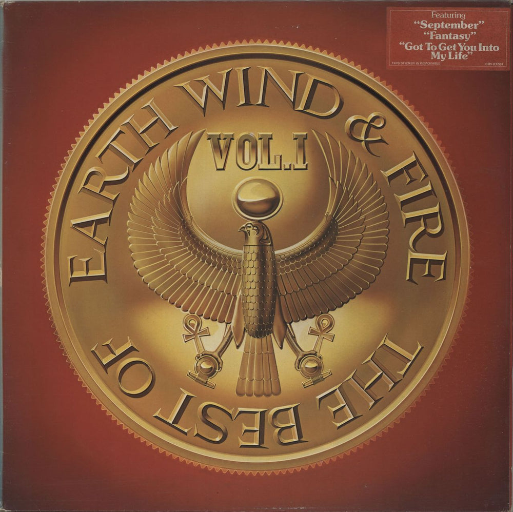 Earth Wind & Fire The Best Of Earth Wind & Fire Vol. 1 - gold stamp UK vinyl LP album (LP record) 83284