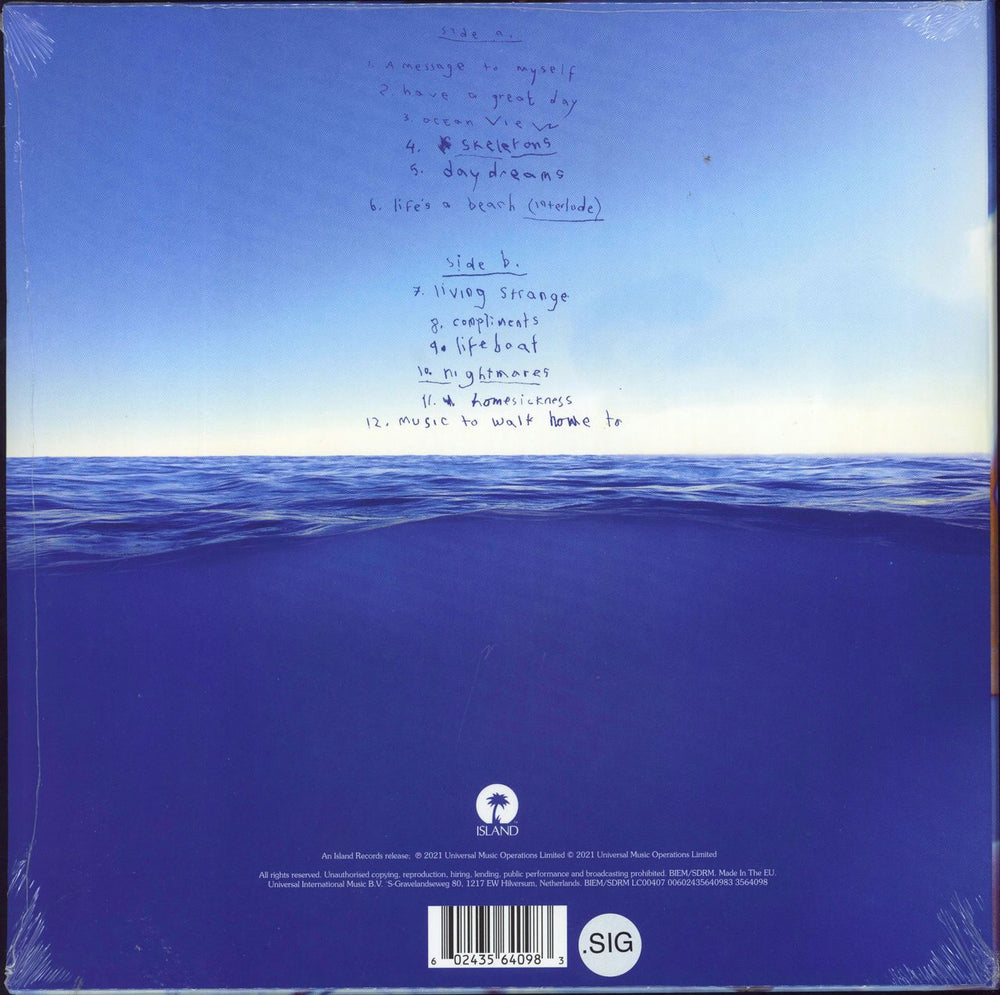 Easy Life Life's A Beach - Transparent Purple - Autographed - Sealed UK vinyl LP album (LP record) 602435640983