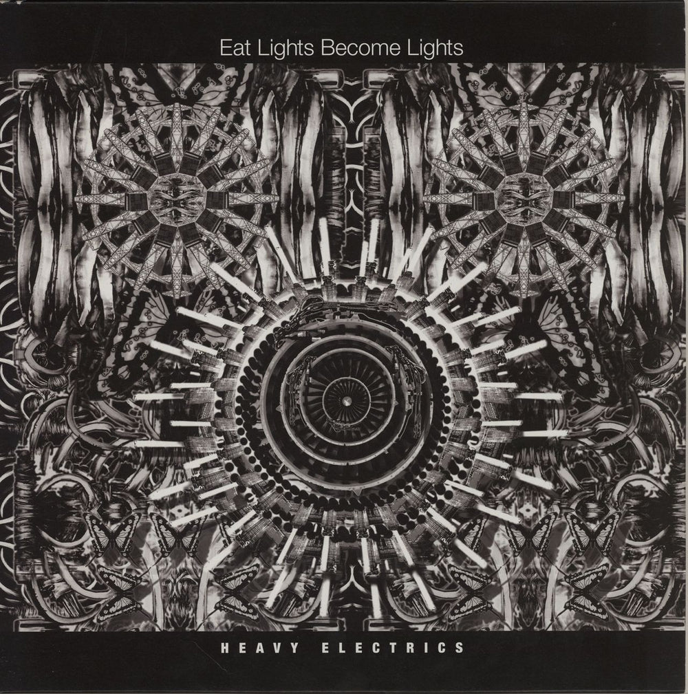 Eat Lights Become Lights Heavy Electrics - Black, White & Clear Vinyl UK vinyl LP album (LP record) GPS88