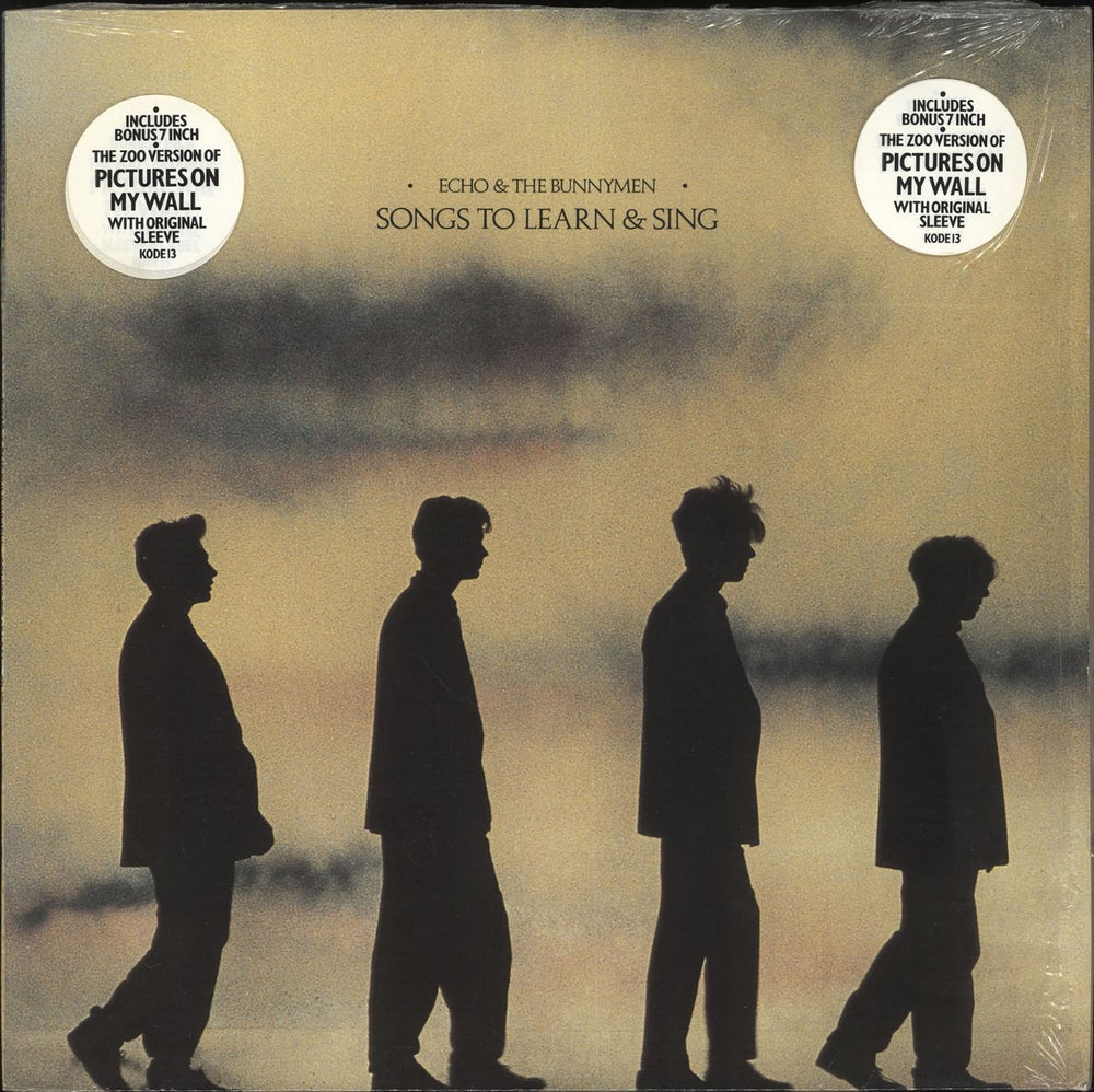 Echo & The Bunnymen Songs To Learn And Sing + 7" - Opened shrink UK vinyl LP album (LP record) KODE13