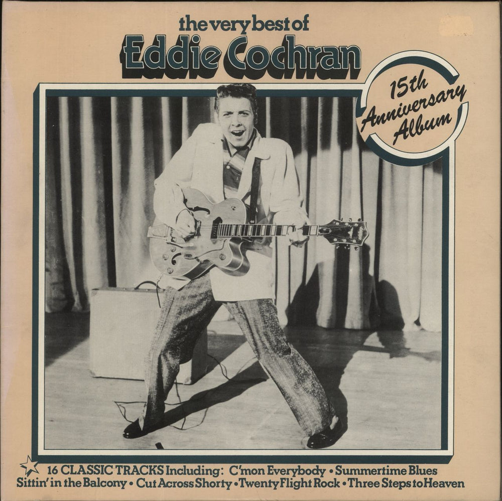 Eddie Cochran The Very Best Of Eddie Cochran UK vinyl LP album (LP record) UAG29760