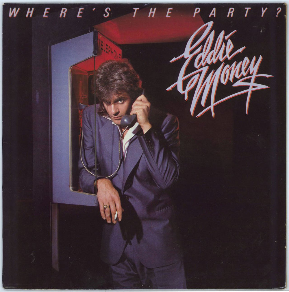 Eddie Money Where's The Party? Dutch vinyl LP album (LP record) CBS25656