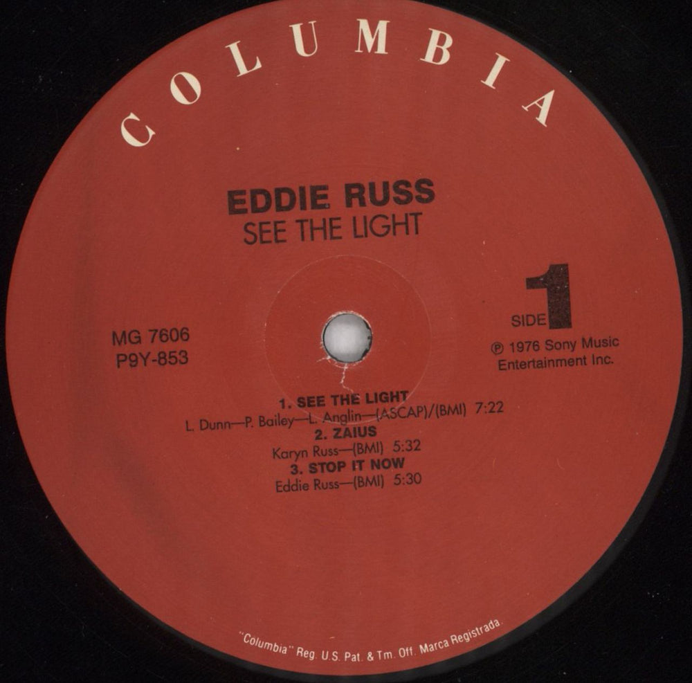 Eddie Russ See The Light - shrink US vinyl LP album (LP record) 0GGLPSE824424