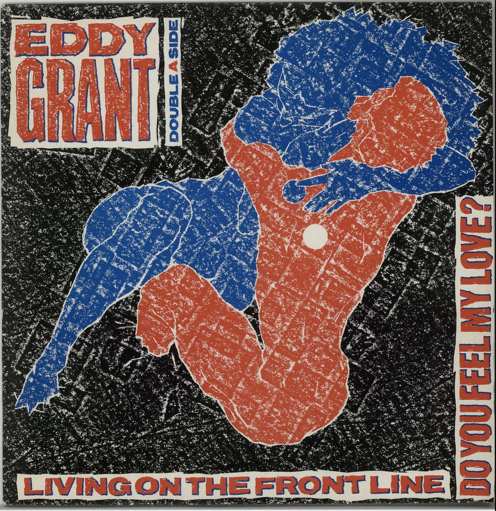 Eddy Grant Living On The Frontline UK 12" vinyl single (12 inch record / Maxi-single) MERX135