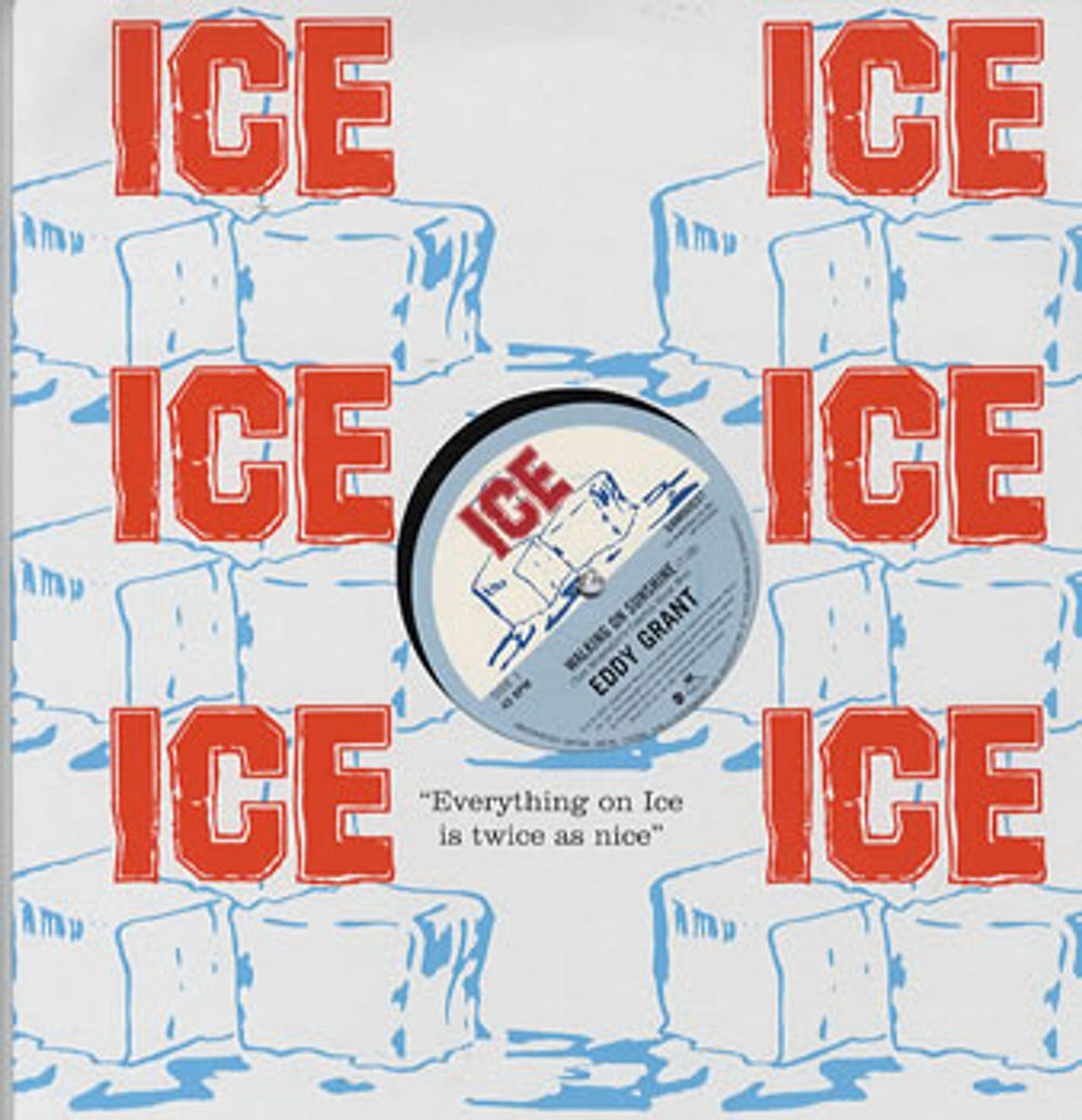 Eddy Grant Walking On Sunshine UK Promo 12" vinyl single (12 inch record / Maxi-single) SAM00537