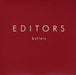 Editors Bullets UK Promo CD single (CD5 / 5") SKCD80P