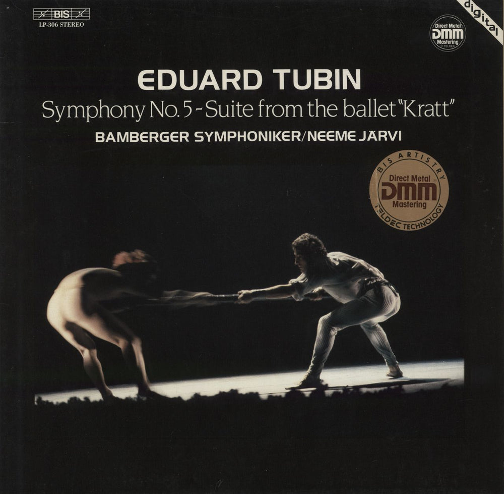 Eduard Tubin Symphony No. 5 / Suite From The Ballet "Kratt" German vinyl LP album (LP record) BIS-LP-306