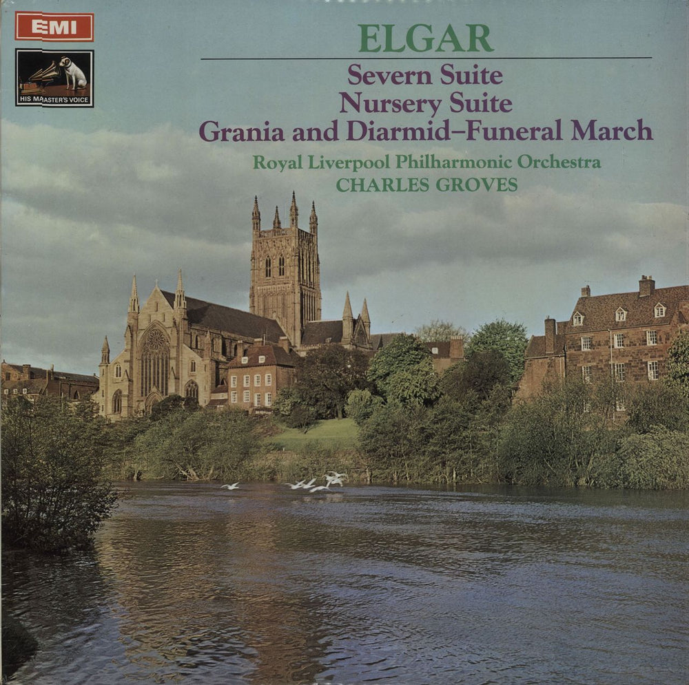 Edward Elgar Severn Suite / Nursery Suite / Grania And Diarmid - Funeral March UK vinyl LP album (LP record) ASD2502