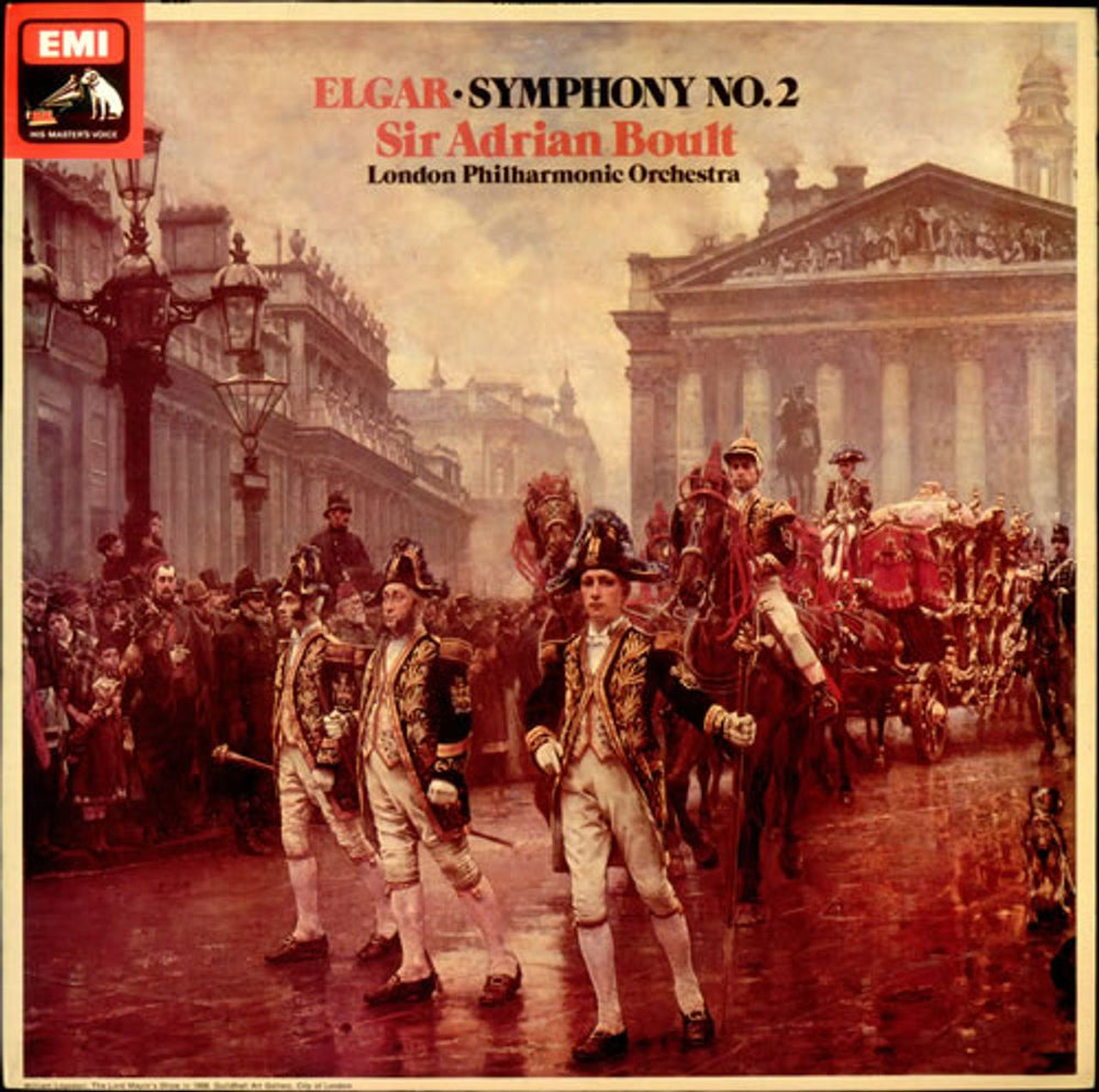 Edward Elgar Symphony No. 2 - Quad UK vinyl LP album (LP record) ASD3266