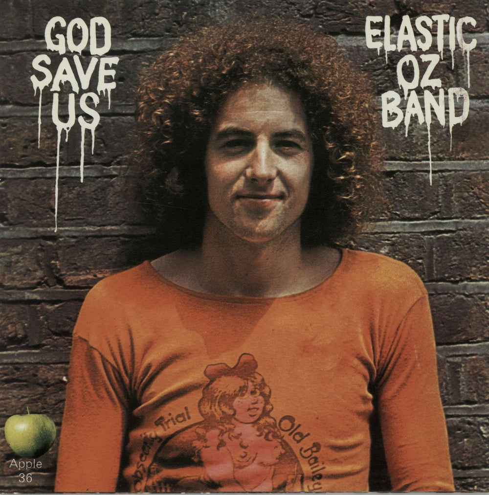 Elastic Oz Band God Save Us - P/S UK 7" vinyl single (7 inch record / 45) APPLE36