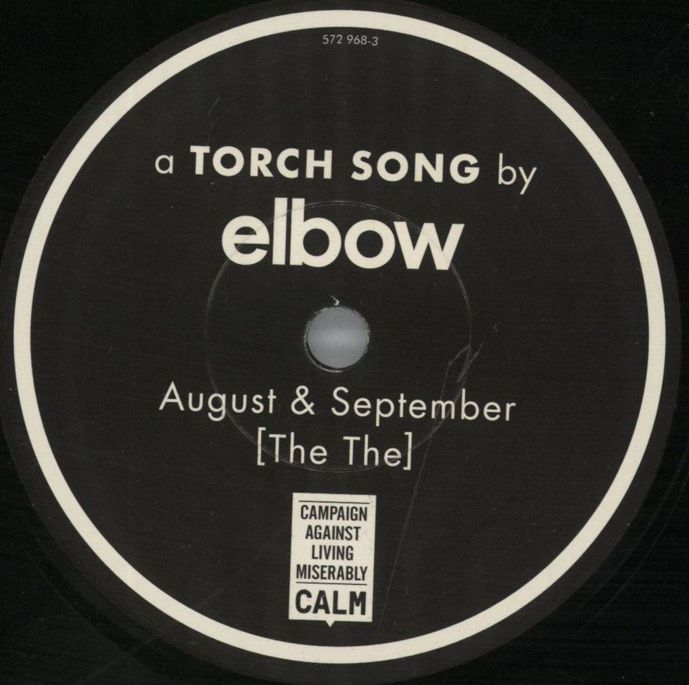 Elbow August & September - RSD17 UK 7" vinyl single (7 inch record / 45) EBW07AU805995