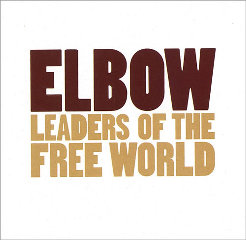 Elbow Leaders Of The Free World UK Promo CD single (CD5 / 5") VVR5035628P