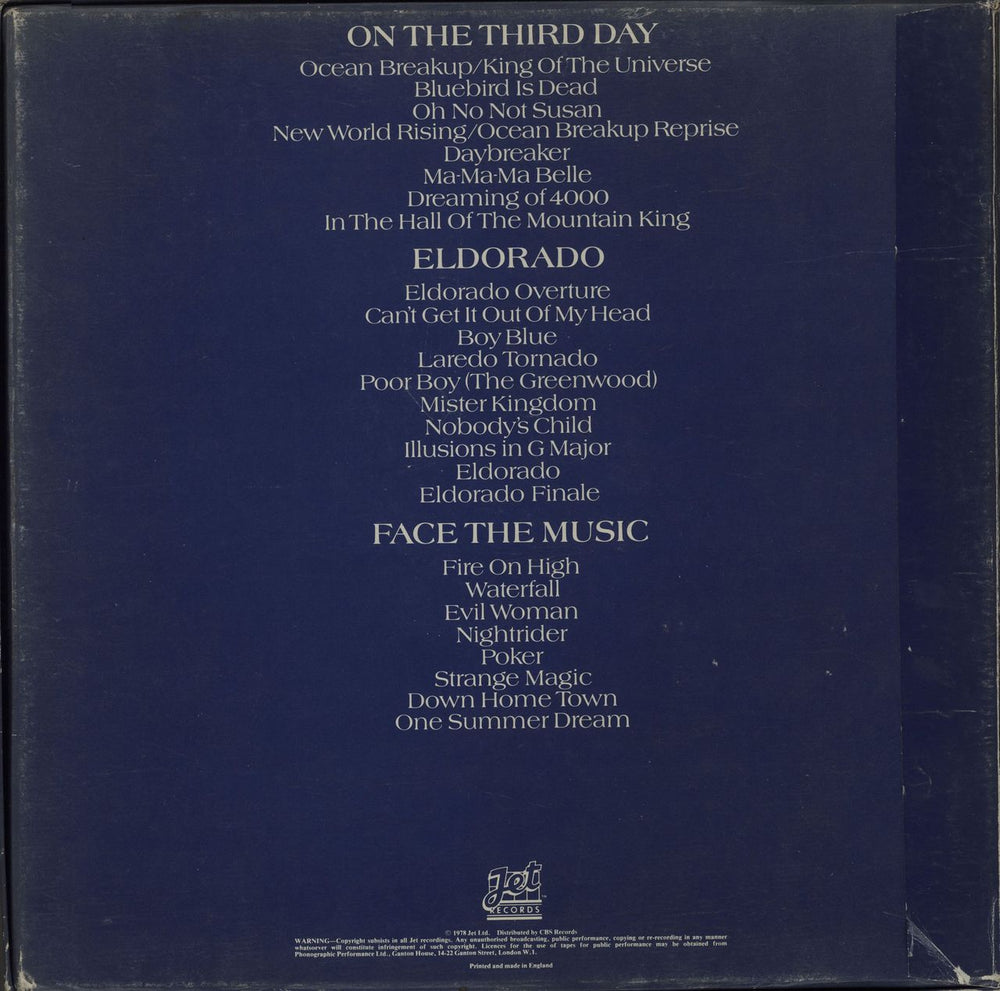 Electric Light Orchestra Three Light Years - EX - stickered UK Vinyl Box Set ELOVXTH638660