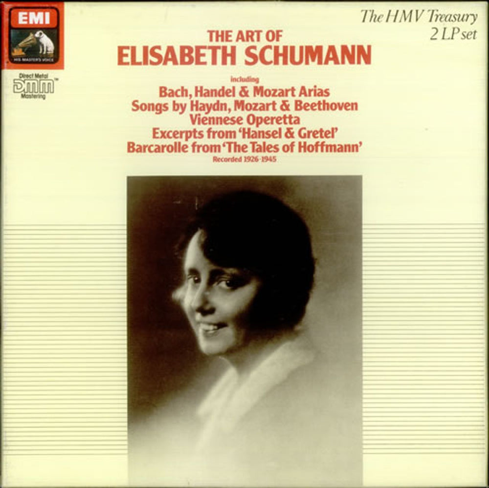 Elisabeth Schumann The Art of Elisabeth Schumann UK 2-LP vinyl record set (Double LP Album) 2905413