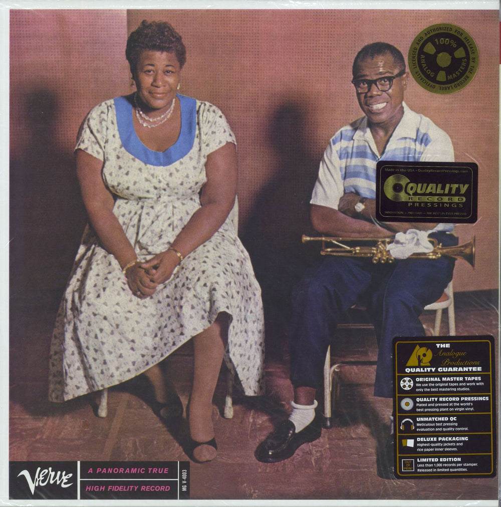 Ella Fitzgerald & Louis Armstrong Ella And Louis - 45RPM - Mono US 2-LP vinyl record set (Double LP Album) AVRJ4003-45