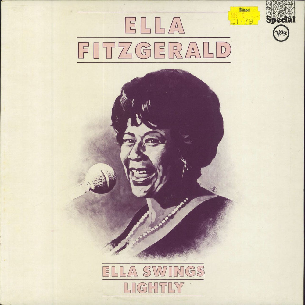 Ella Fitzgerald Ella Swings Lightly UK vinyl LP album (LP record) 2352146