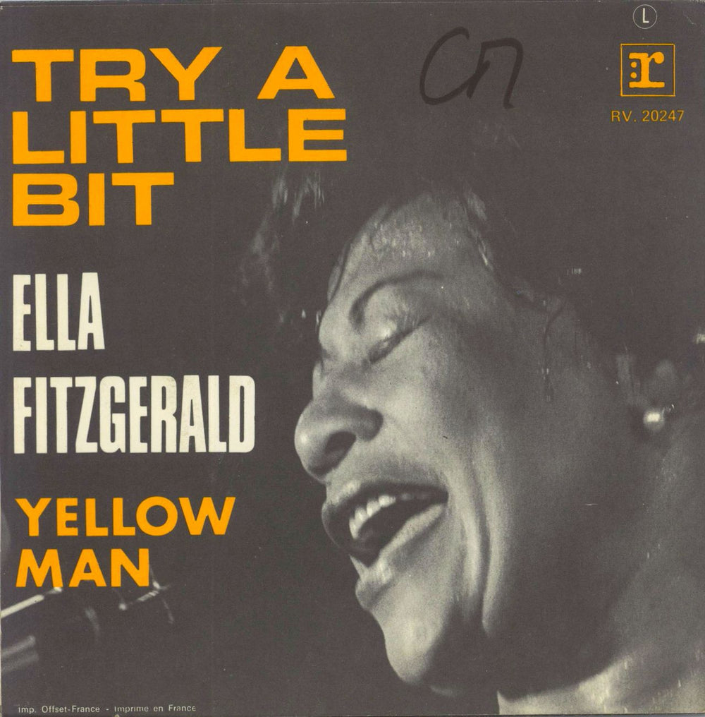 Ella Fitzgerald Try A Little Bit + Sleeve French 7" vinyl single (7 inch record / 45)