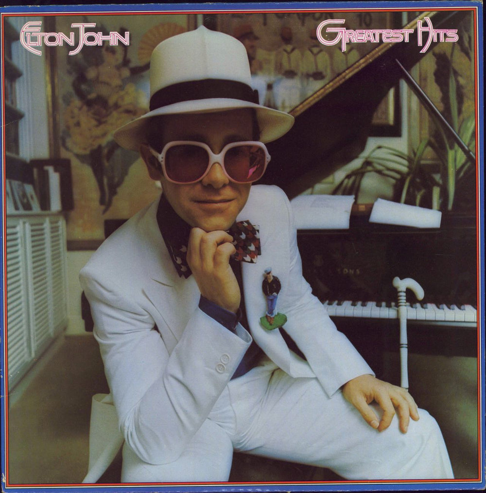 Elton John Greatest Hits Canadian vinyl LP album (LP record) MCA-37215