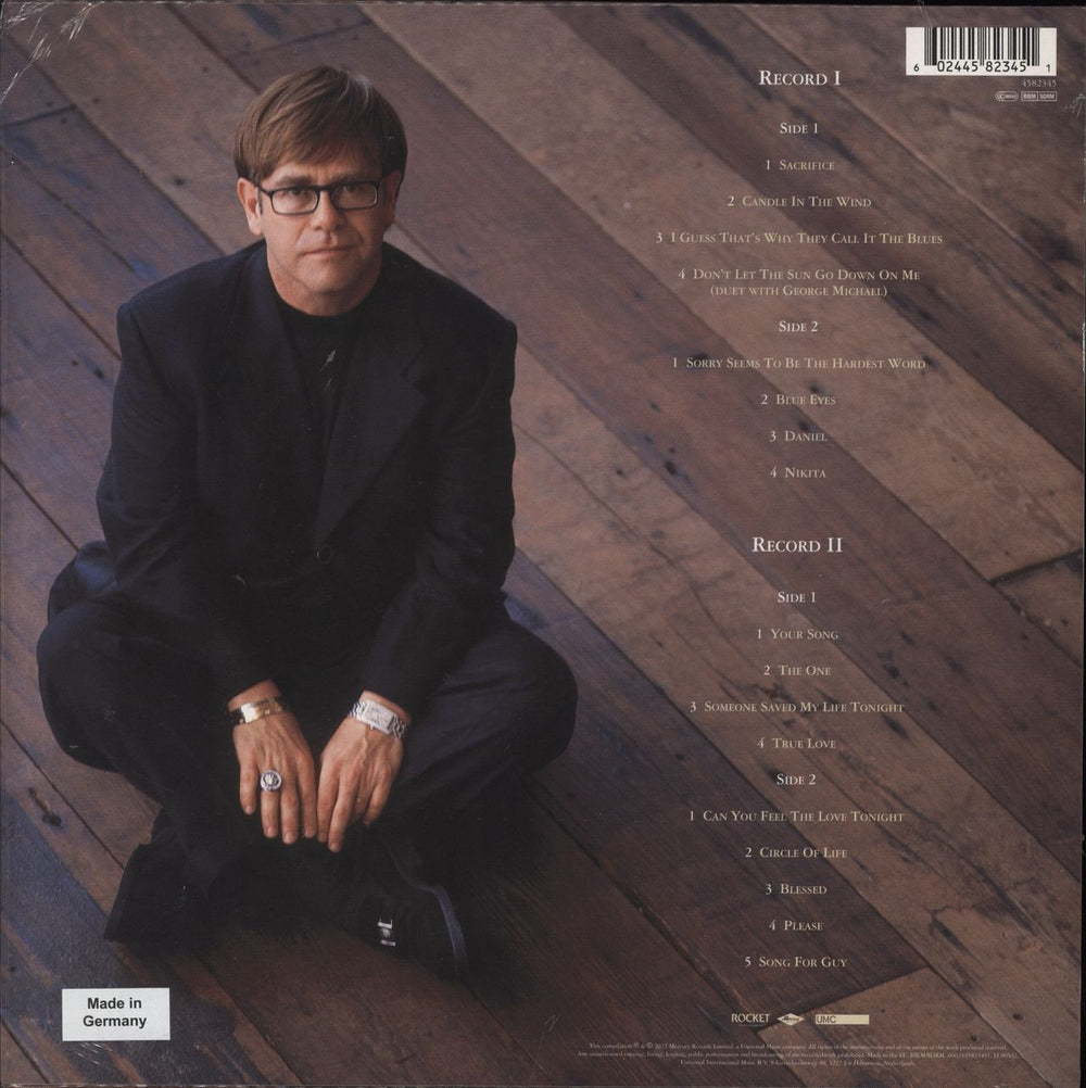 Elton John Love Songs - 180g - Hype-sticker - Sealed UK 2-LP vinyl record set (Double LP Album) 602445823451