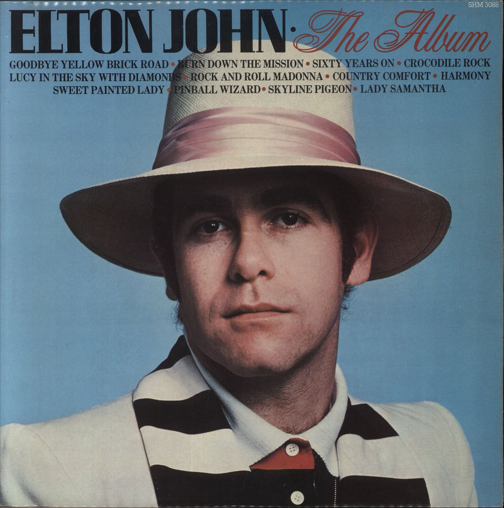 Elton John The Album UK vinyl LP album (LP record) SHM3088