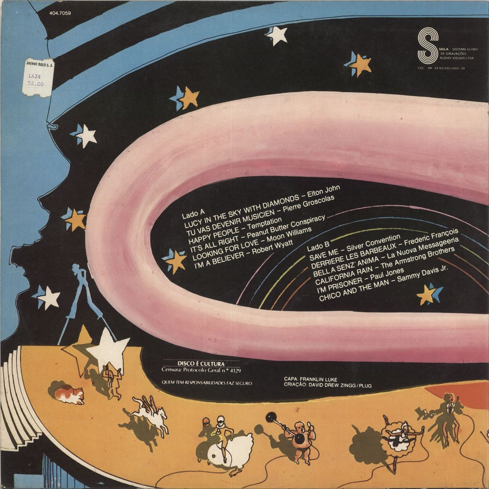 Elton John Viaje Com A Excelsior - A Máquina Do Som - Volume 3 Brazilian vinyl LP album (LP record)