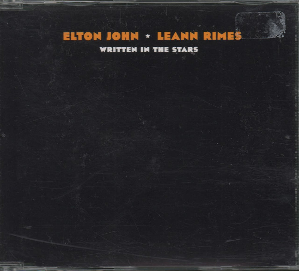 Elton John Written In The Stars UK Promo CD single (CD5 / 5") EJSCJ45