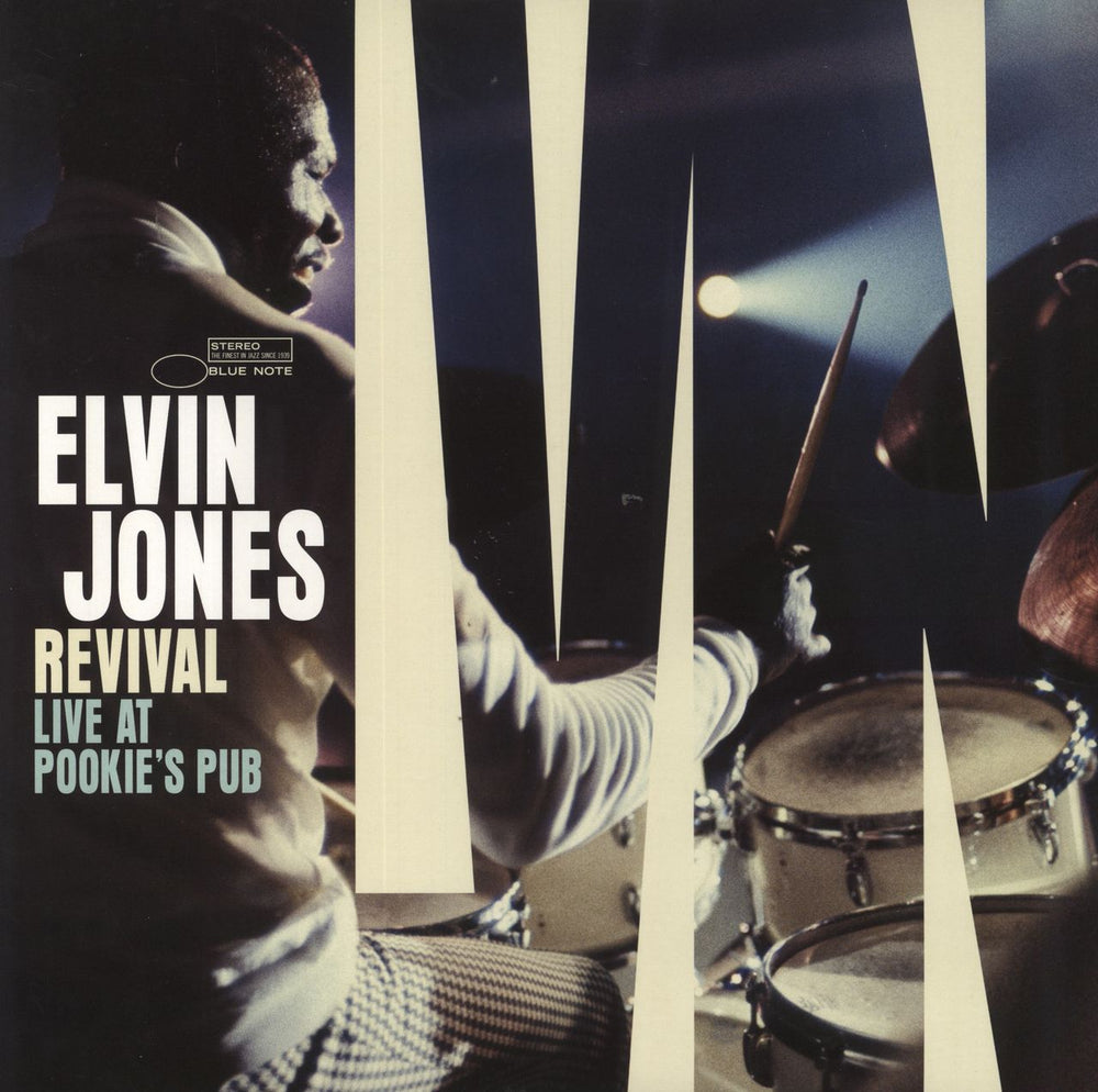 Elvin Jones Revival (Live At Pookie's Pub) US 3-LP vinyl record set (Triple LP Album) B003576101