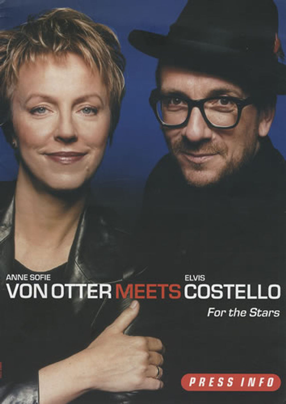 Elvis Costello For The Stars US Promo media press pack PRESS PACK