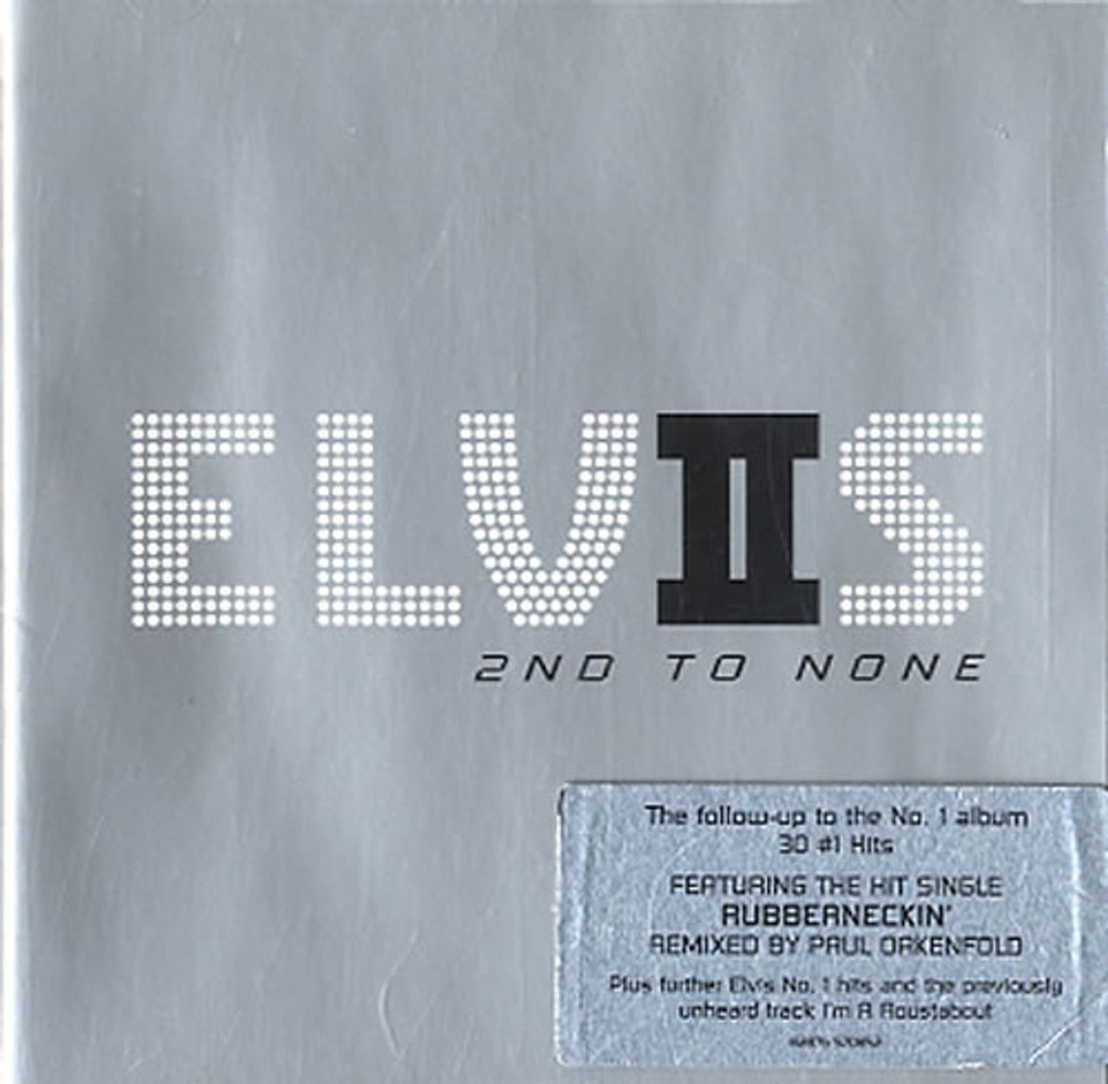 Elvis Presley 2nd To None UK CD album (CDLP) 82876560942