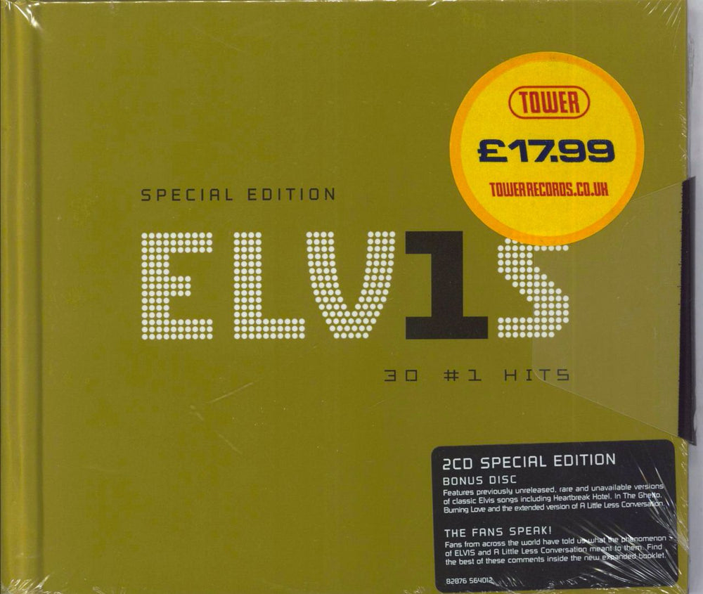 Elvis Presley 30 #1 Hits - Sealed UK 2 CD album set (Double CD) 82876564012