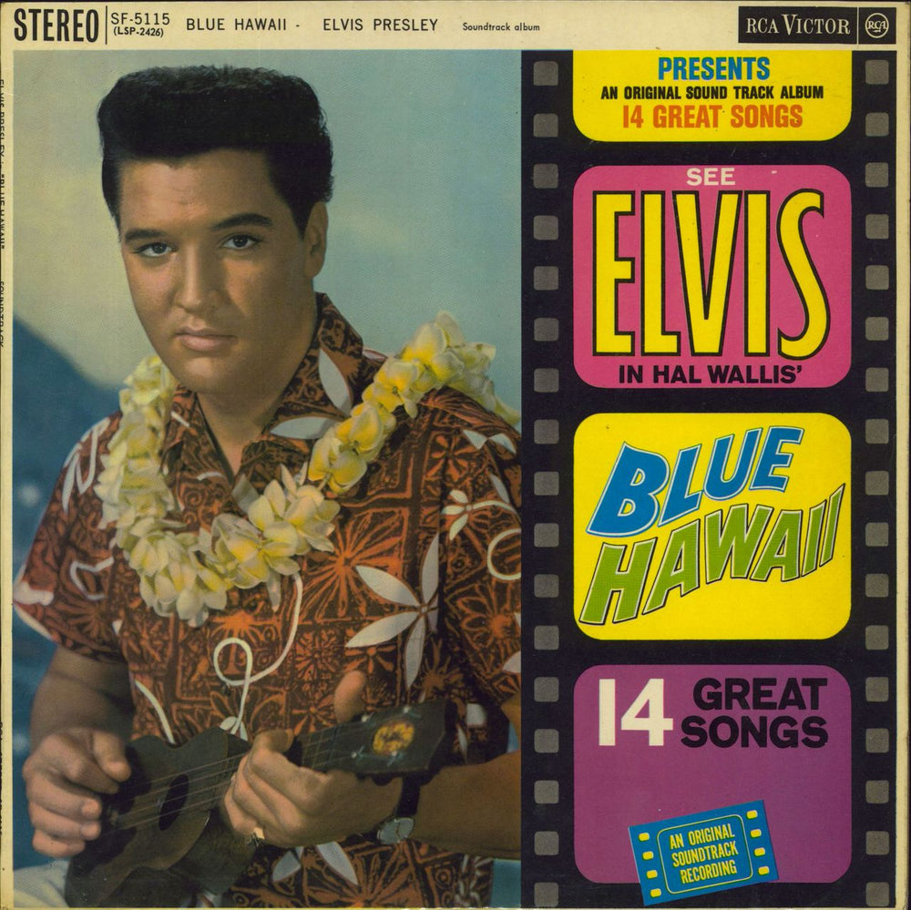 Elvis Presley Blue high quality Hawaii LSP-2426 Vinyl Record 1961