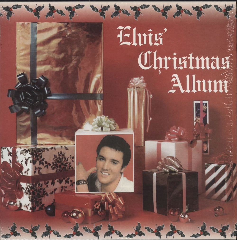 Elvis Presley Elvis' Christmas Album - Red Vinyl UK vinyl LP album (LP record) DOY648LP