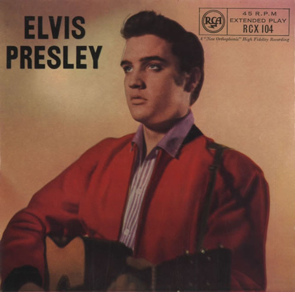 Elvis Presley Elvis Presley EP - round centre UK 7" vinyl single (7 inch record / 45) RCX-104