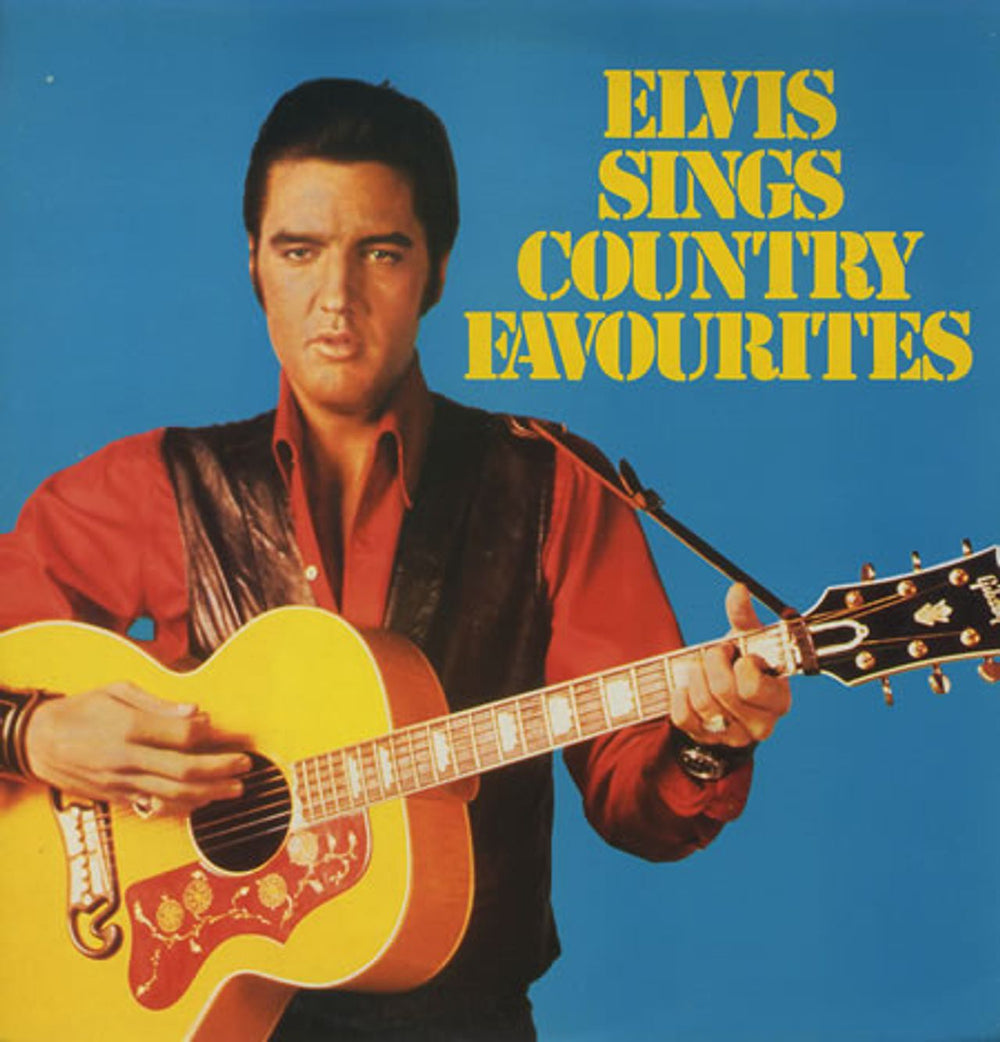 Elvis Presley Elvis Sings Country Favourites UK vinyl LP album (LP record) GBIG-A-9-139