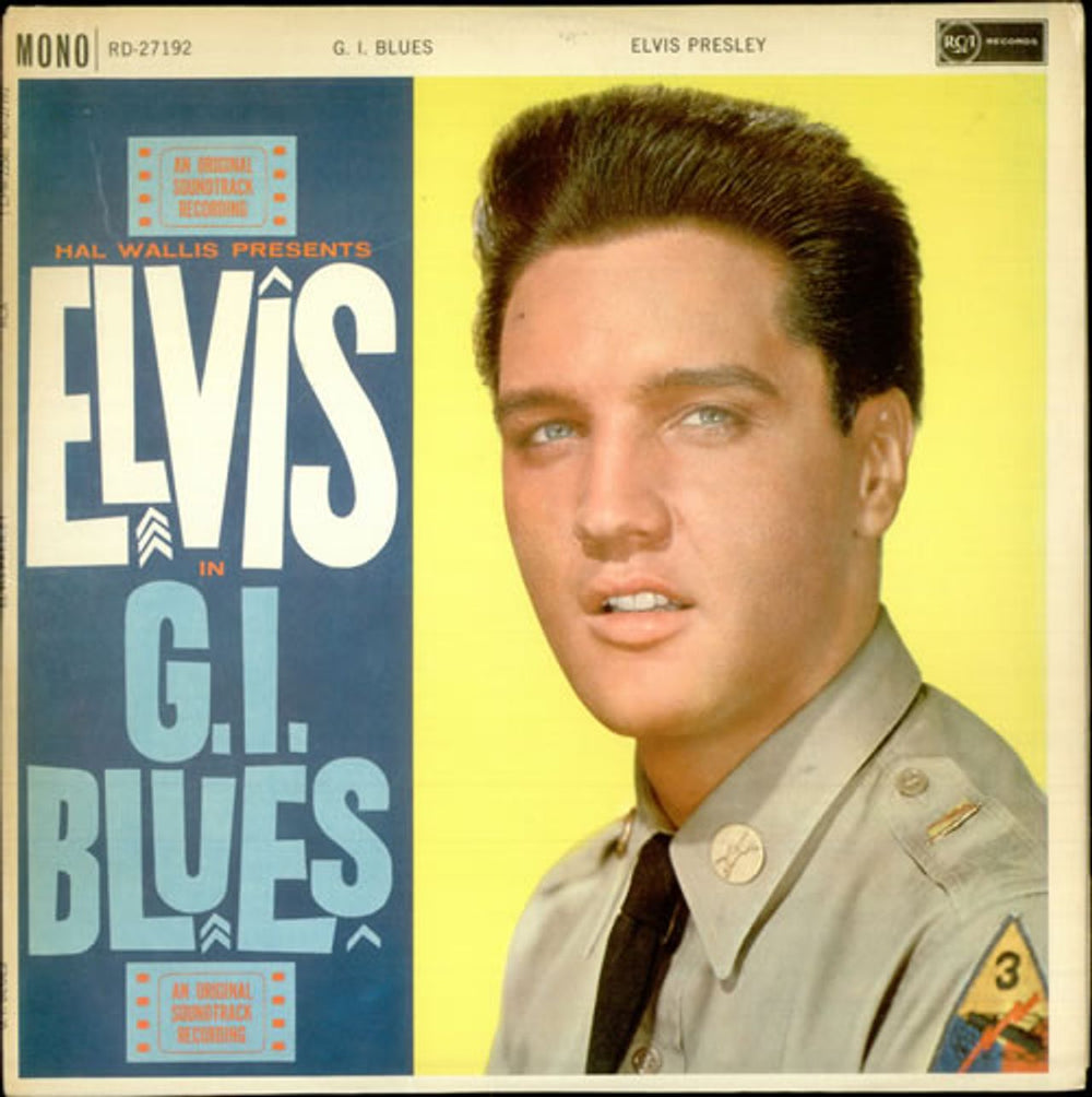 Elvis Presley G.I. Blues - 2nd UK vinyl LP album (LP record) RD-27192