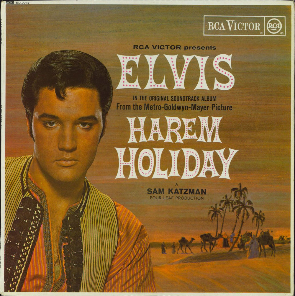 Elvis Presley Harem Holiday UK vinyl LP album (LP record) RD7767