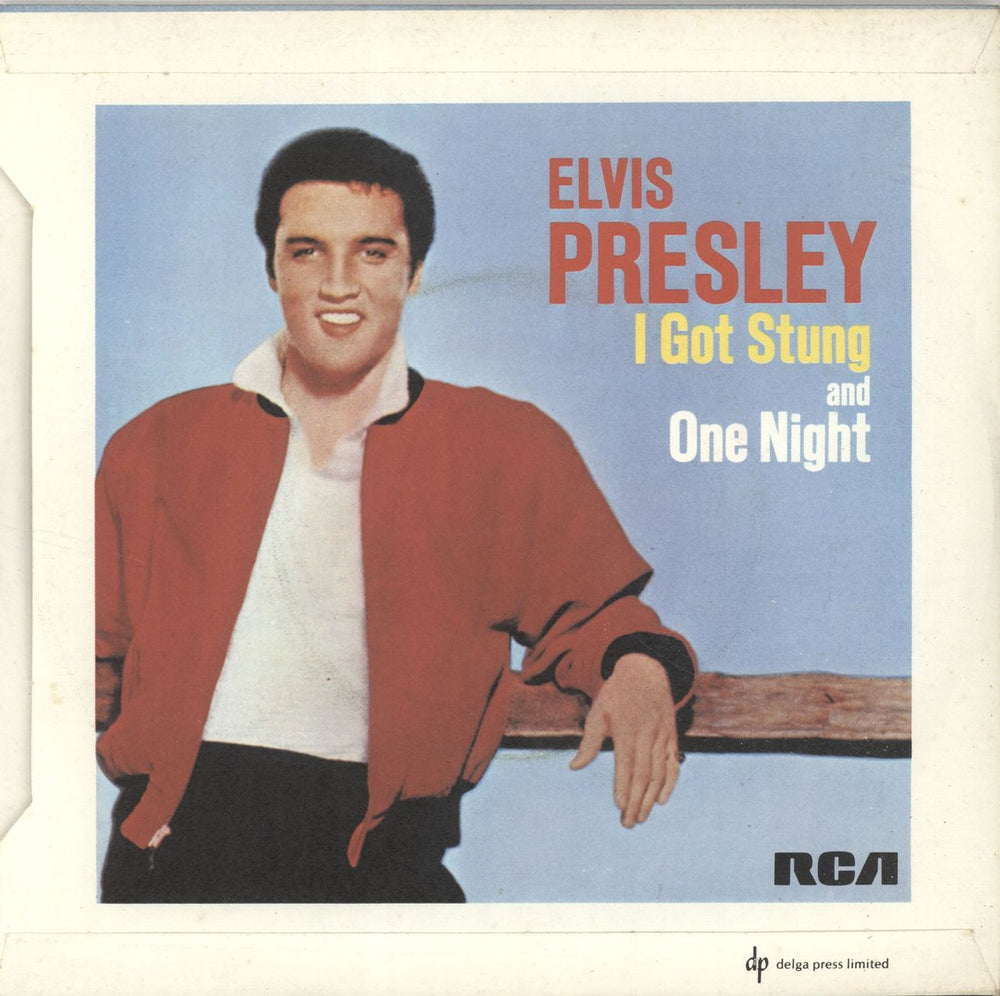 Elvis Presley I Got Stung - 4prong UK 7" vinyl single (7 inch record / 45) ELV07IG372407