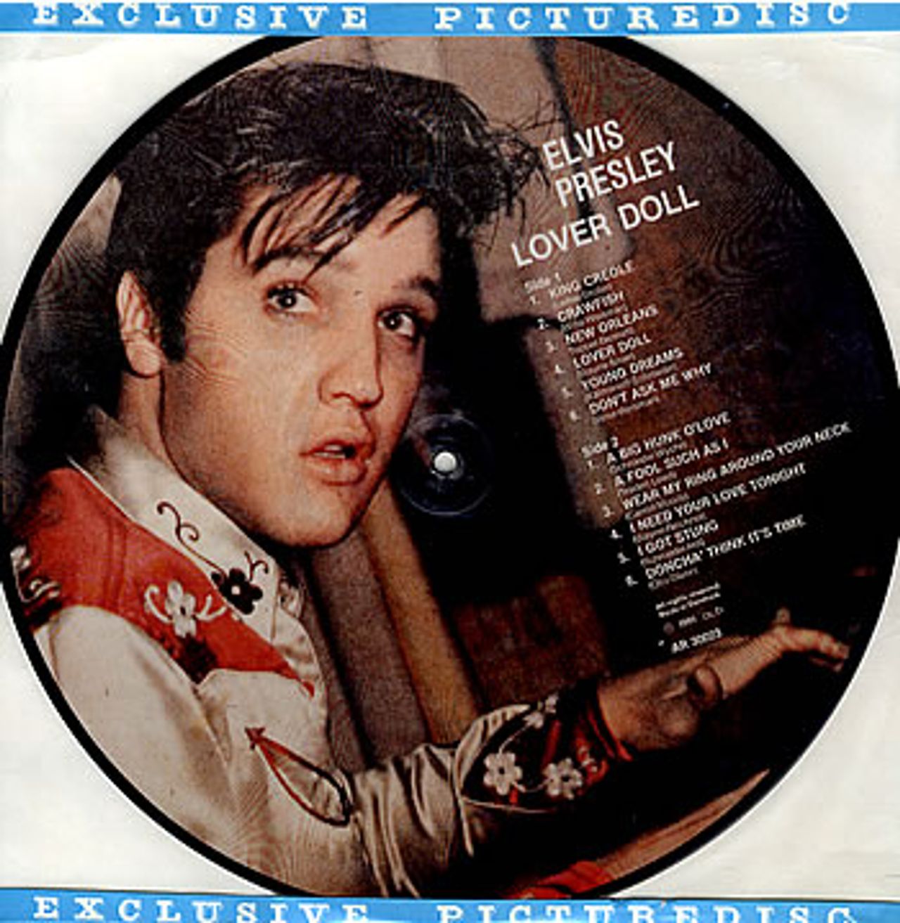 Elvis Presley Lover Doll Danish Picture disc LP — RareVinyl.com