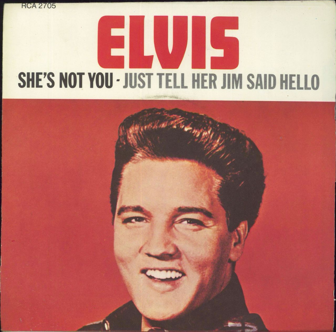 Elvis Presley She's Not You + p/s - EX UK 7" vinyl — RareVinyl.com