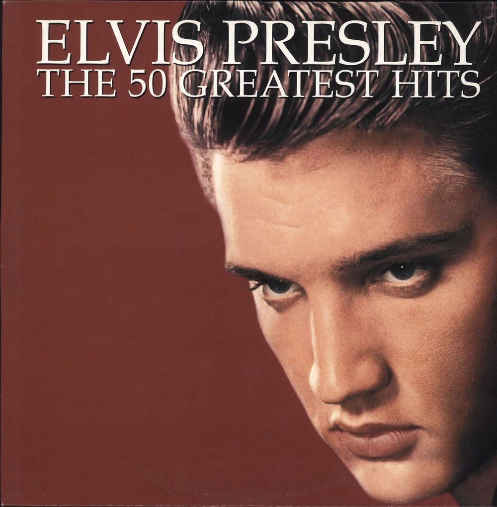 Elvis Presley The 50 Greatest Hits - 180gm Vinyl UK 3-LP vinyl record set (Triple LP Album) 74321811021