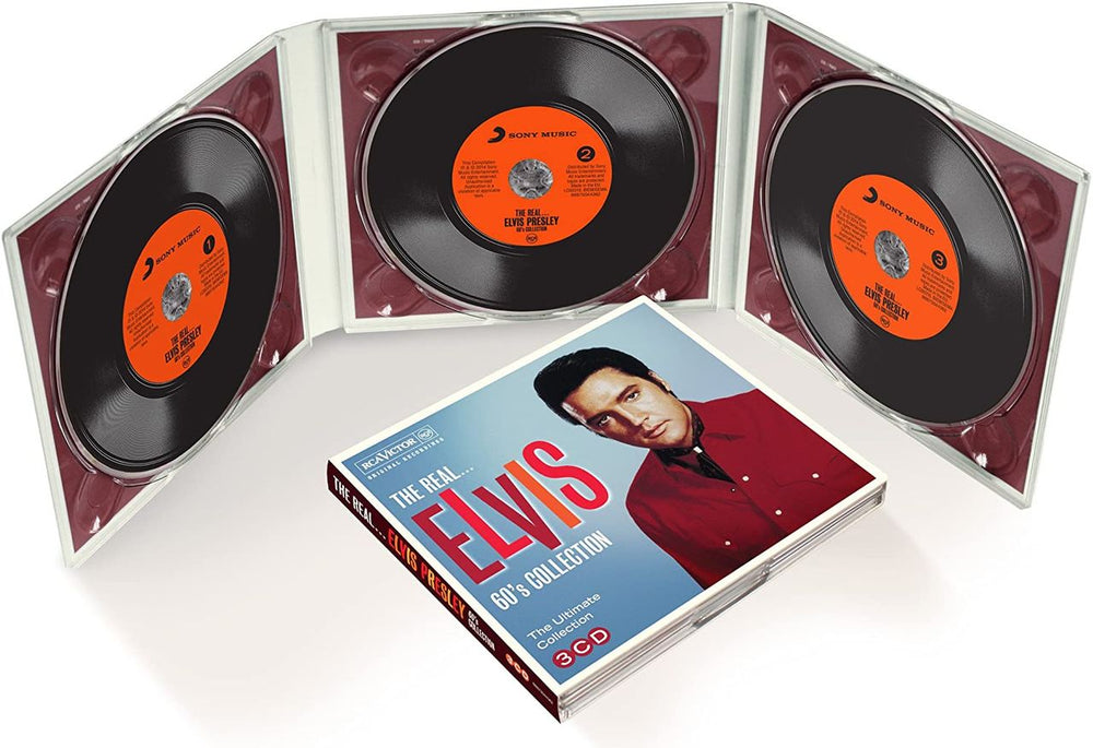 Elvis Presley The Real...Elvis Presley (The 60S Collection) UK 3-CD album set (Triple CD) 88875044362