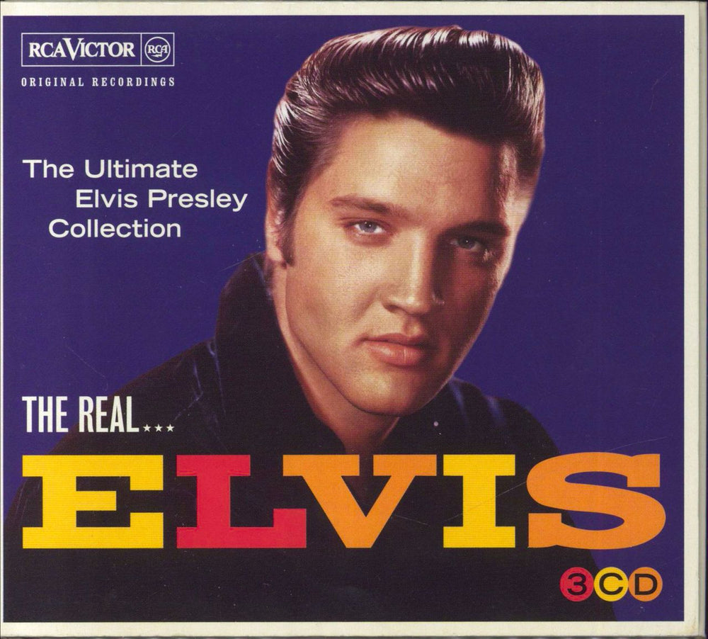 Elvis Presley The Real... Elvis (The Ultimate Elvis Presley Collection) UK 3-CD album set (Triple CD) RCX7190