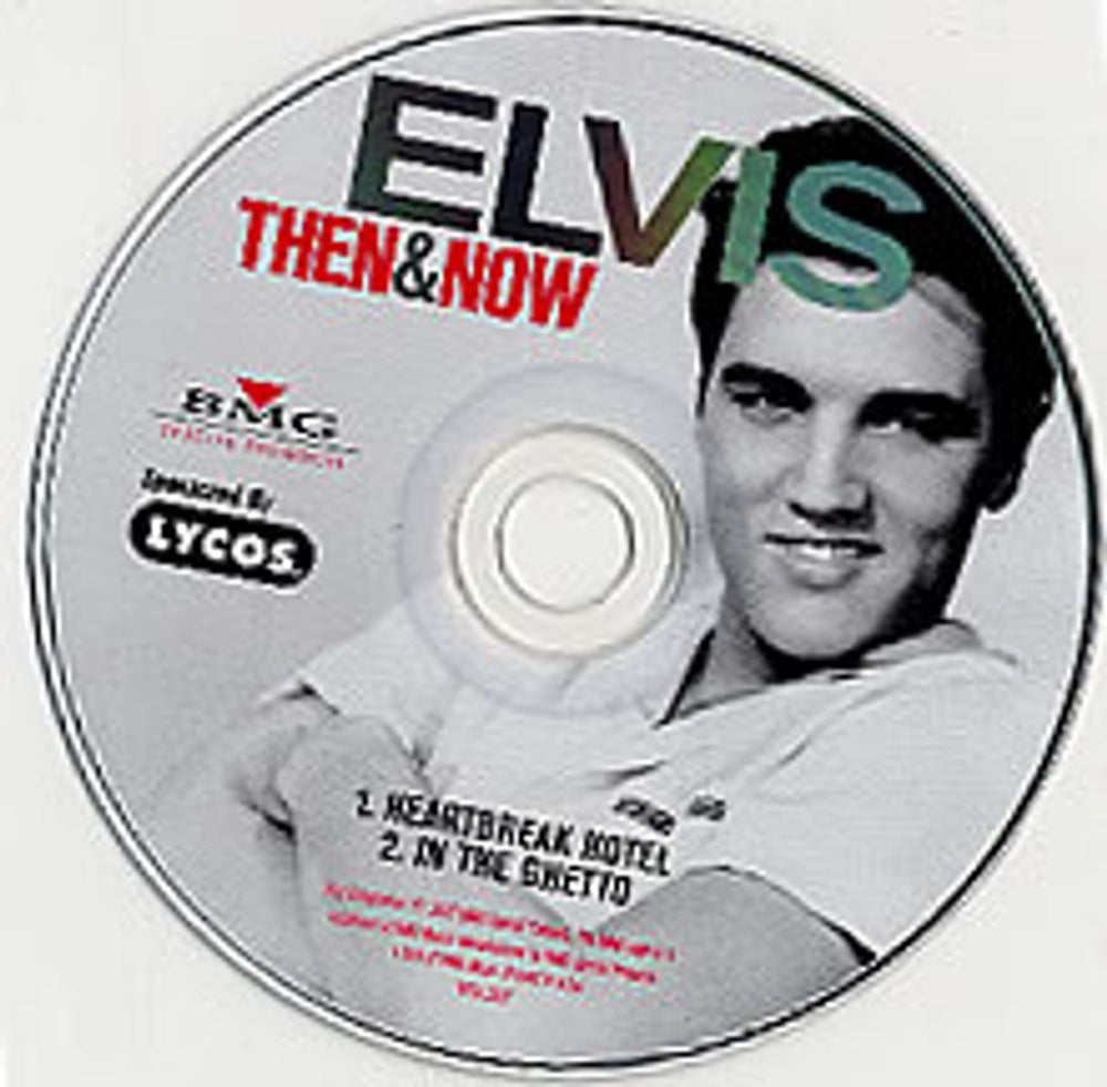 Elvis Presley Then & Now US Promo CD single (CD5 / 5") ELVC5TH248489