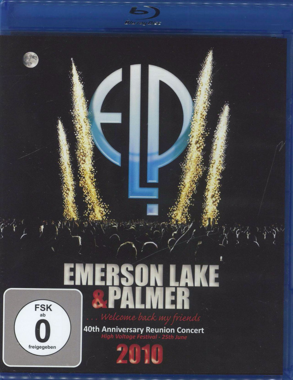 Emerson Lake & Palmer 40th Anniversary Reunion Concert German Blu Ray DVD INAK7186BD