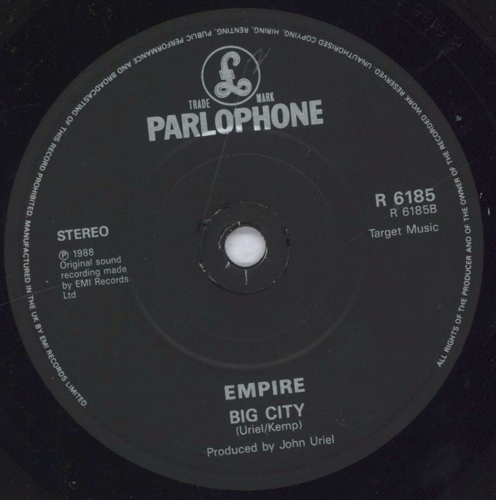 Empire My Imagination UK 7" vinyl single (7 inch record / 45) EO507MY829548