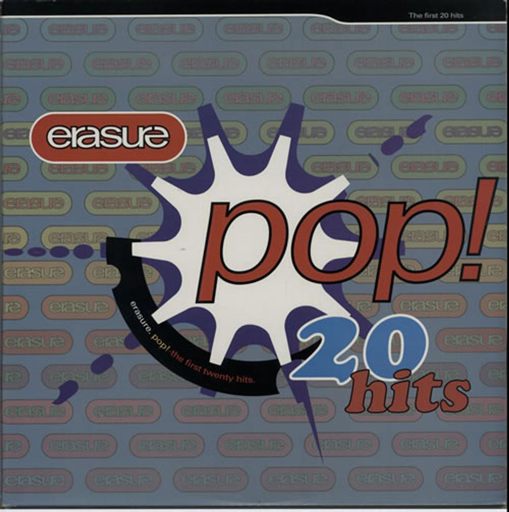Erasure Pop! The First 20 Hits UK 2-LP vinyl record set (Double LP Album) MUTEL2