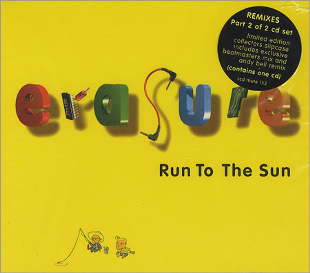 Erasure Run To The Sun - Part 2 + slipcase UK CD single (CD5 / 5") LCDMUTE153