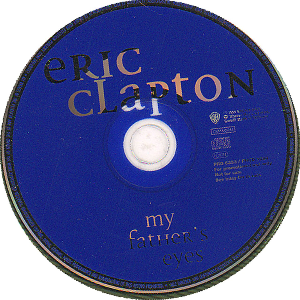 Eric Clapton My Fathers Eyes German Promo CD single (CD5 / 5") CLPC5MY107326